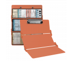 WhiteCoat Clipboard® Trifold - Coral Critical Care Edition